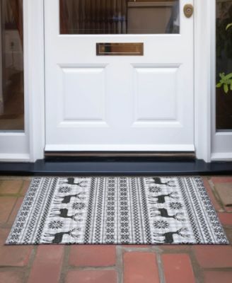 Holiday Washable Indoor/Outdoor ACN1820 1'8"x2'6" Area Rug