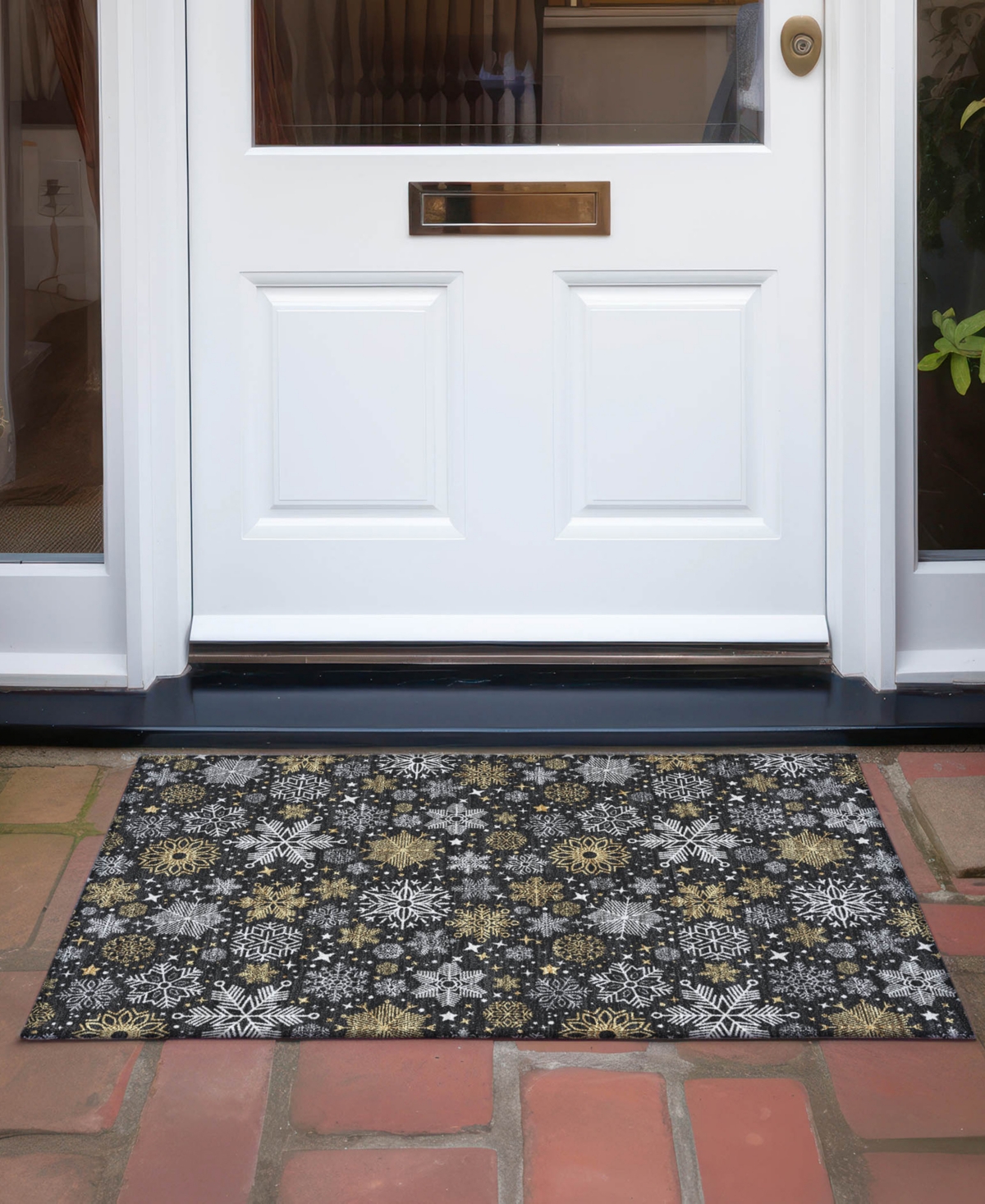 Addison Holiday Washable Indoor/Outdoor ACN1823 1'8"x2'6" Area Rug