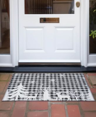 Holiday Washable Indoor/Outdoor ACN1824 1'8"x2'6" Area Rug