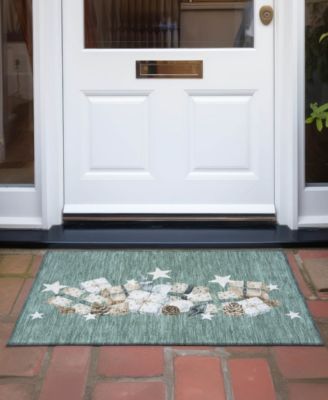 Holiday Washable Indoor/Outdoor ACN1825 1'8"x2'6" Area Rug