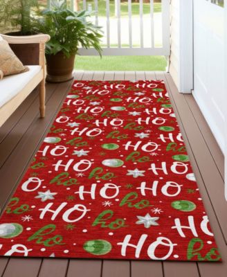 Holiday Washable Indoor/Outdoor ACN1810 2'3"x7'6" Runner Area Rug