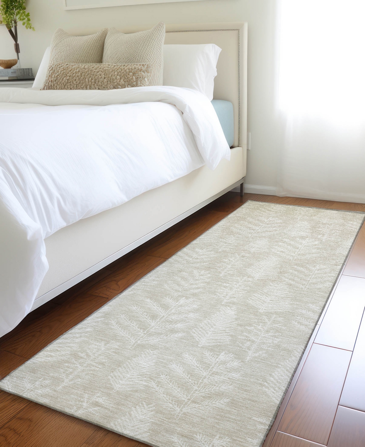 Addison Holiday Washable Indoor/outdoor Acn1813 2'3"x7'6" Runner Area Rug In Brown