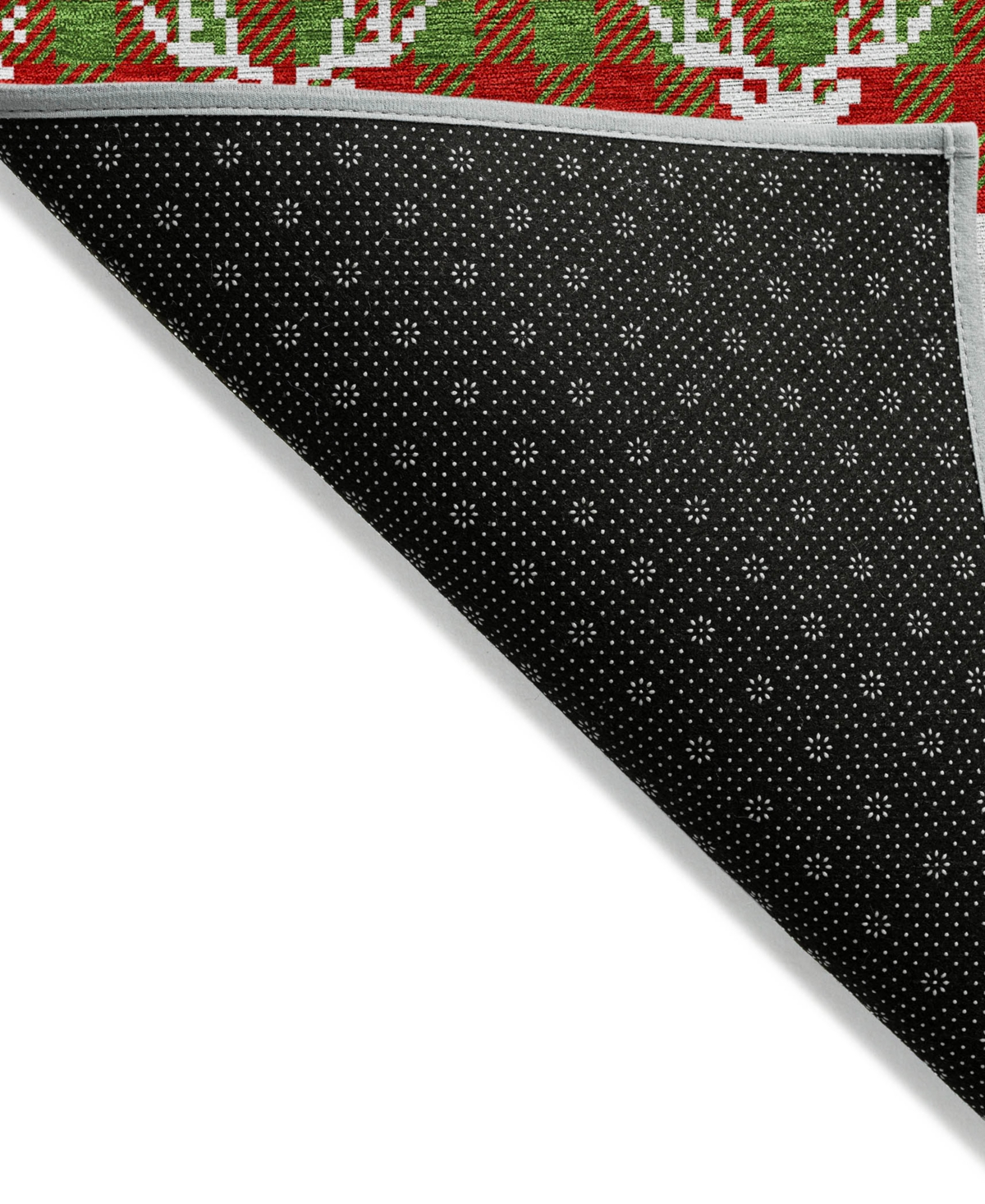 Addison Holiday Washable Indoor/outdoor Acn1820 2'3"x7'6" Runner Area Rug In Green