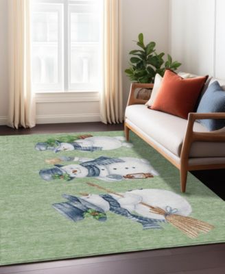 Holiday Washable Indoor/Outdoor ACN1826 5'x7'6" Area Rug