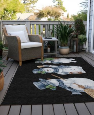 Holiday Washable Indoor/Outdoor ACN1826 5'x7'6" Area Rug