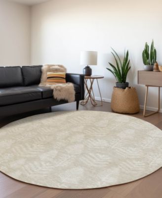 Holiday Washable Indoor/Outdoor ACN1813 8'x8' Round Area Rug
