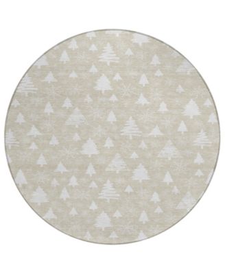 Addison - Holiday Washable Indoor/Outdoor ACN1815 Round Area Rug