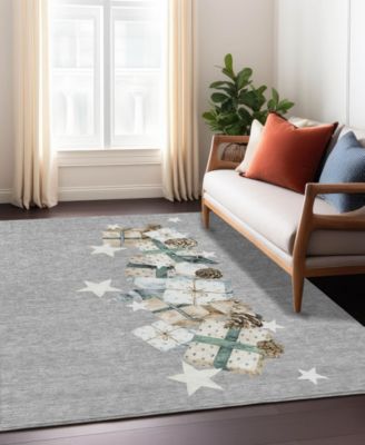 Holiday Washable Indoor/Outdoor ACN1825 8'x10' Area Rug