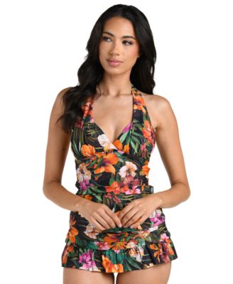 La Blanca - Women's Tropical Hideaway V-Neck Tankini