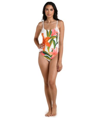 Women's Jungle Blossom Beaded One Piece Swimsuit