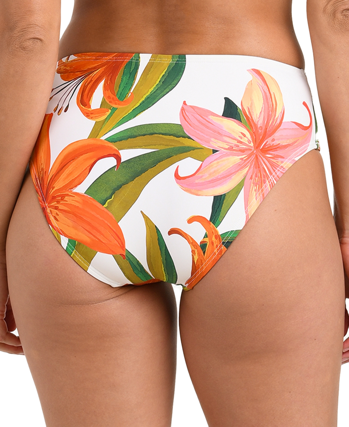La Blanca Women's Jungle Blossoms Mid Rise Swim Bottoms