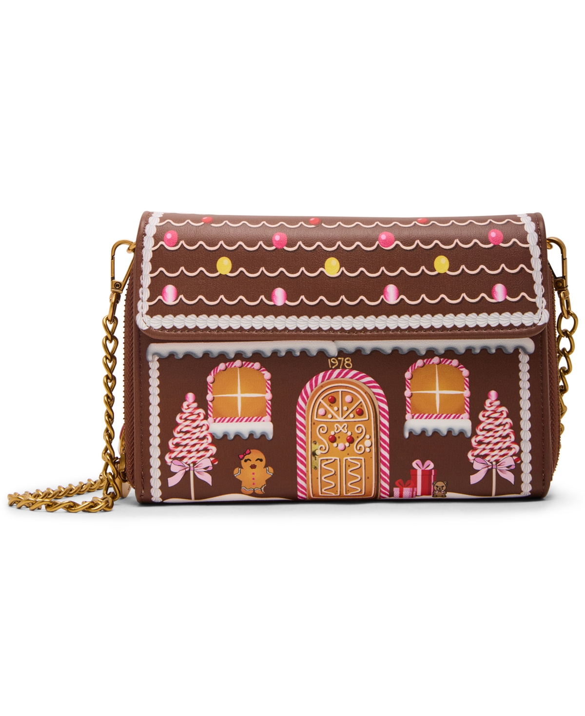 Betsey Johnson Baking Spirits Bright Crossbody Wallet