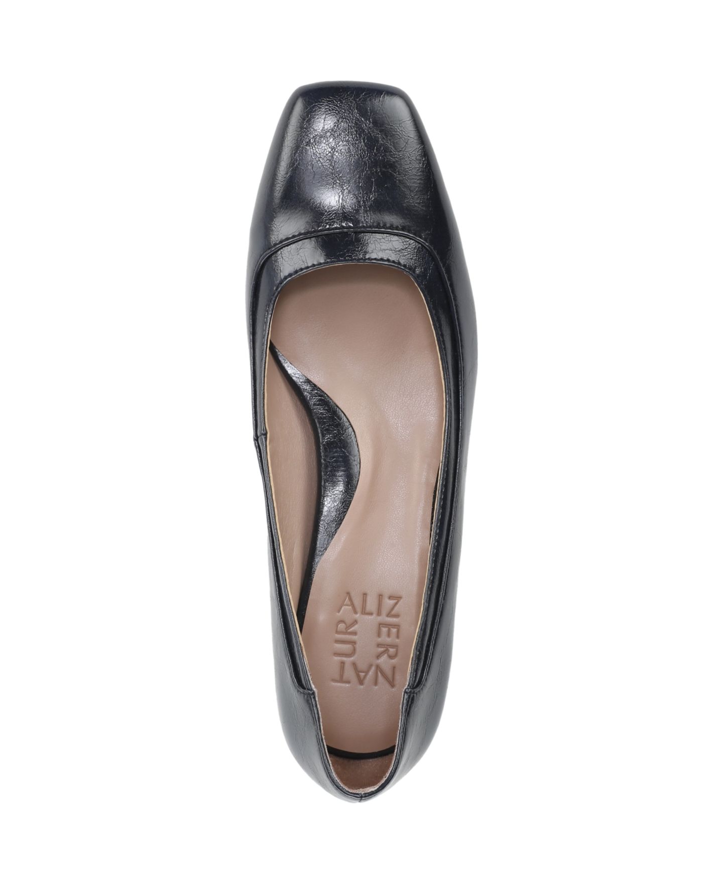 Женские туфли Naturalizer Huntley Square Toe Block Heel Pumps — фото 4