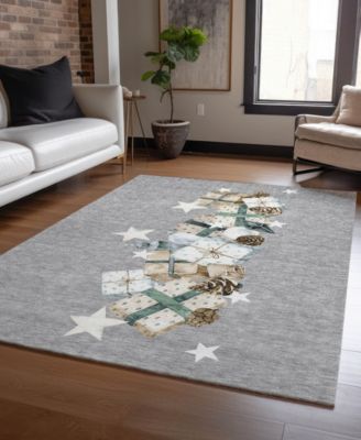 Holiday Washable Indoor/Outdoor ACN1825 2'6"x3'10" Area Rug