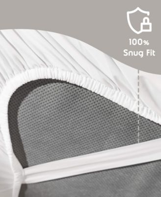 Copper Hypoallergenic Waterproof Cooling Mattress Protector, Full