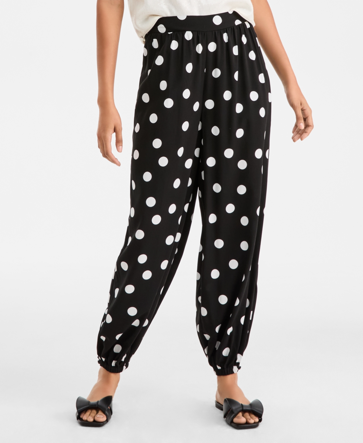 On 34th Women's Pull-on Balloon Pants, Macy's Exclusive In Black