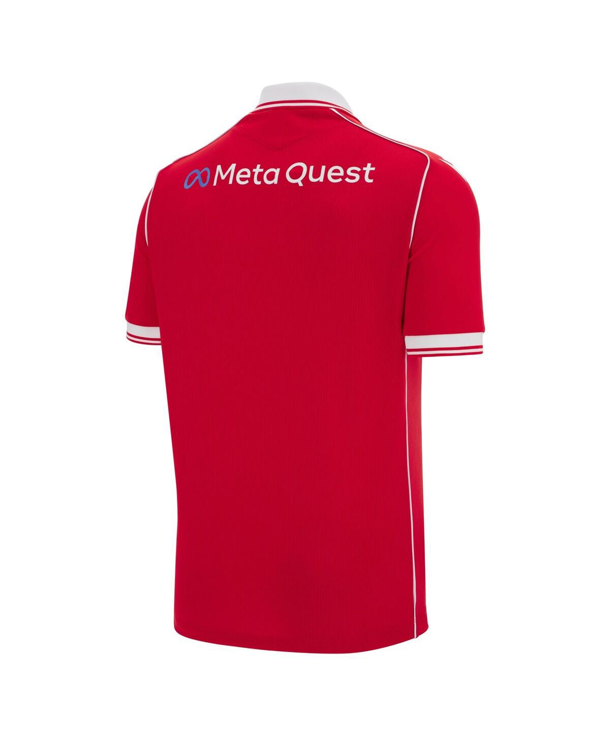 Macron Big Boys and Girls Red Wrexham 2025/26 Home Replica Jersey