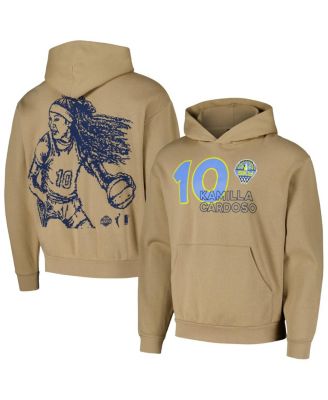 Round21 - Men's and Women's Kamilla Cardoso Tan Chicago Sky Player Pullover Hoodie