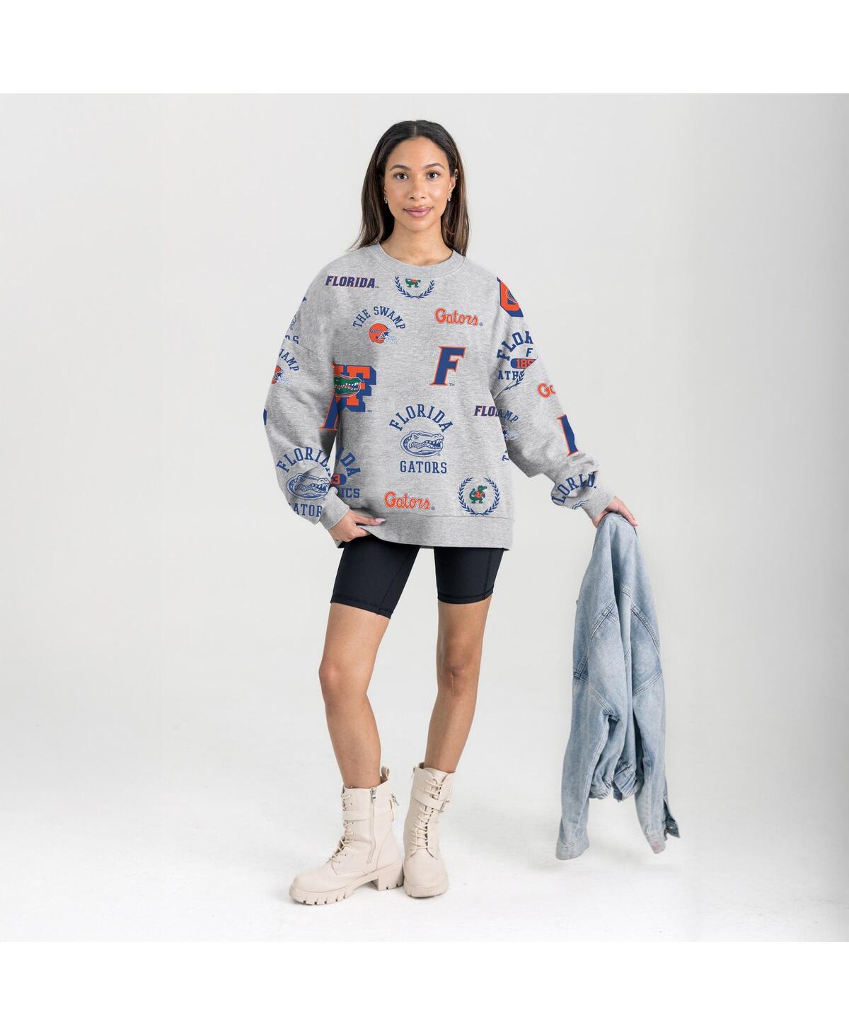 Gameday Couture Women's Gray Florida Gators Always On Repeat Fleece Sweatshirt In Gray