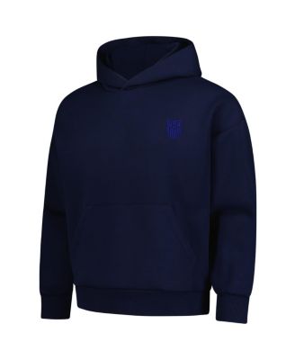 Men's Navy USMNT Luxe Signature Tri-Blend Pullover Hoodie