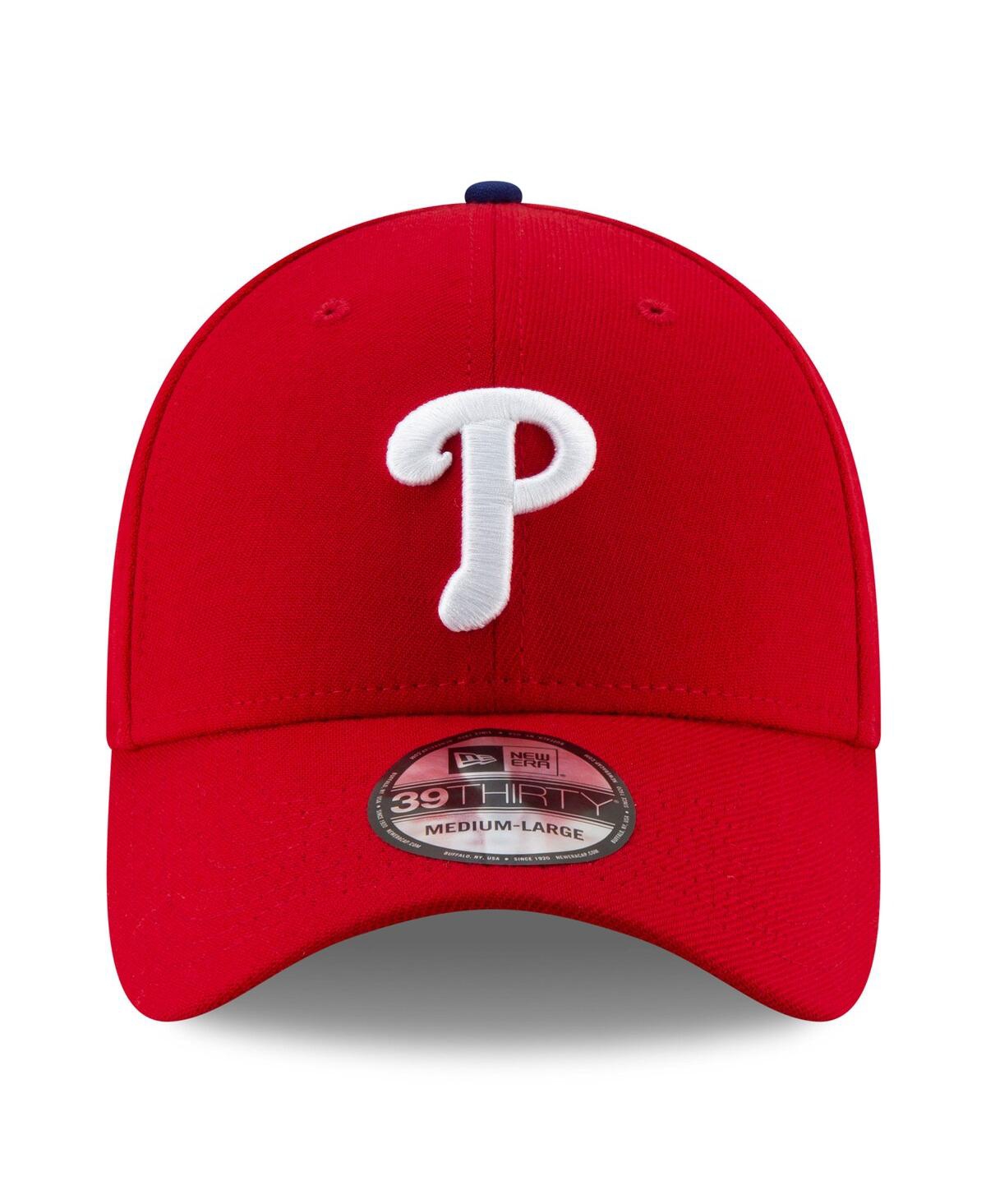 New Era Men's Red Philadelphia Phillies 2025 Mlb Postseason Side Patch 39thirty Flex Hat In Red