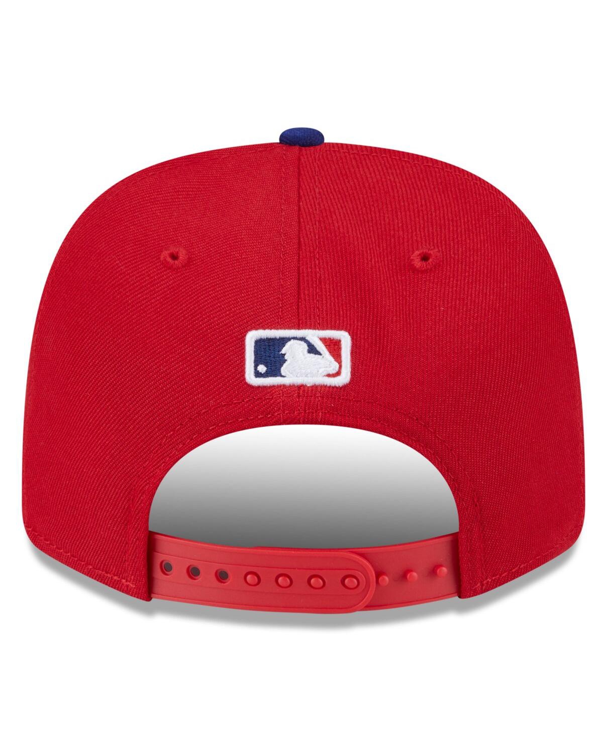 New Era Men's Red Philadelphia Phillies 2025 Mlb Postseason Side Patch 9seventy Adjustable Hat In Brown