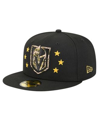 Men's Black Vegas Golden Knights Military Appreciation Digital Camo Stars 59FIFTY Fitted Hat