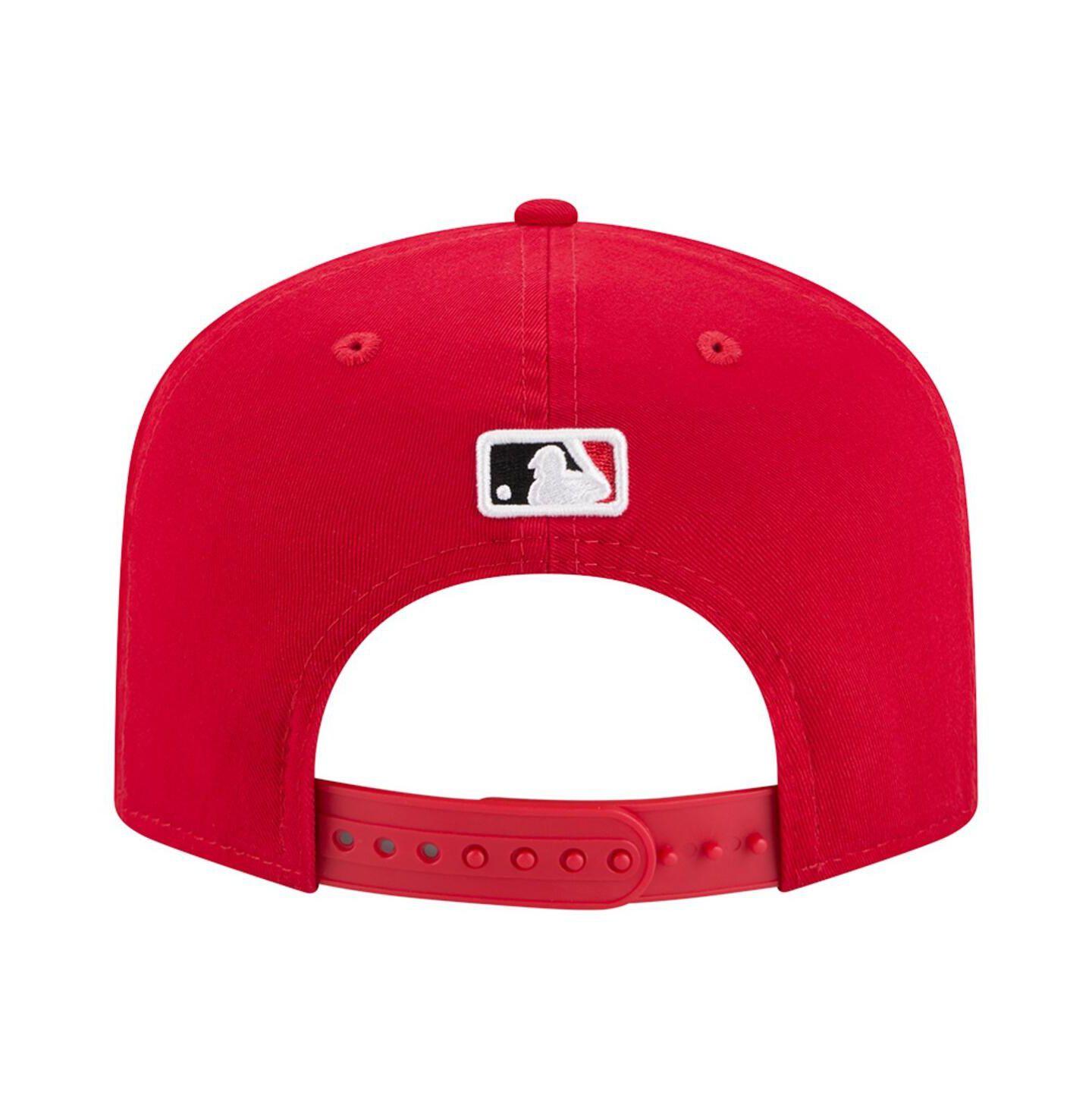 Мужская кепка New Era Red Cincinnati Reds Team 19TWENTY Adjustable Hat — фото 2