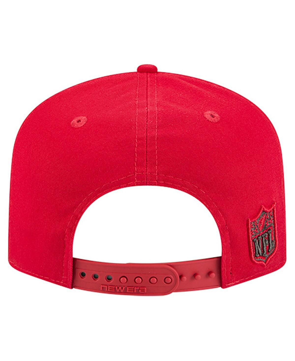 New Era Men'sâ Red Tampa Bay Buccaneers Team 19twenty Adjustable Hat In Brown