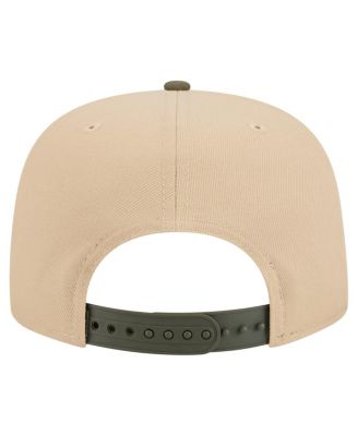 Men's Khaki/Olive Chicago Bulls Color Pack Two-Tone A-Frame 9FIFTY Snapback Hat