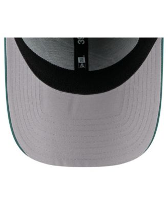 Men's&nbsp;Midnight Green Philadelphia Eagles Outline 39THIRTY Flex Hat