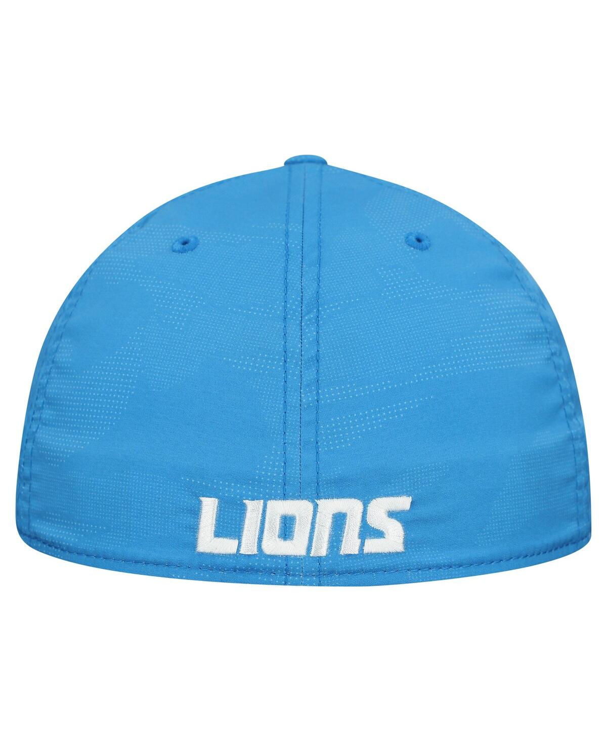 New Era Men'sâ Blue Detroit Lions Tonal Camo 39thirty Stretch Fit Hat In Blue