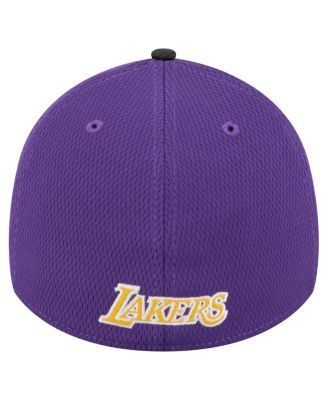 Men's&nbsp;Purple Los Angeles Lakers Visor Hit 39THIRTY Flex Hat