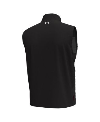 Under Armor Men's Black Utah Utes Drive Pro Storm Full-Zip Vest