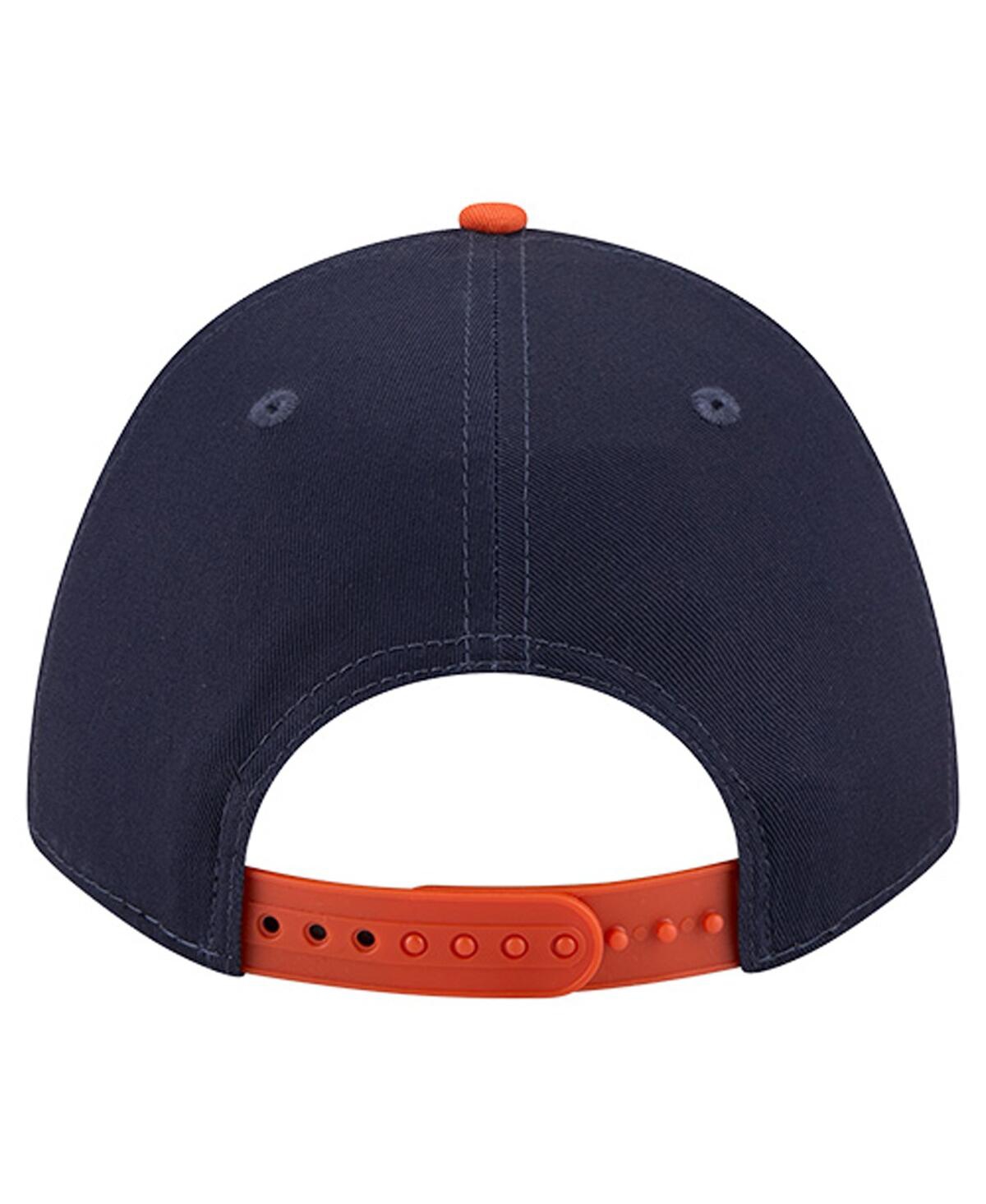 New Era Men'sâ Navy Chicago Bears Bear Arch 9forty A-frame Adjustable Hat In Blue