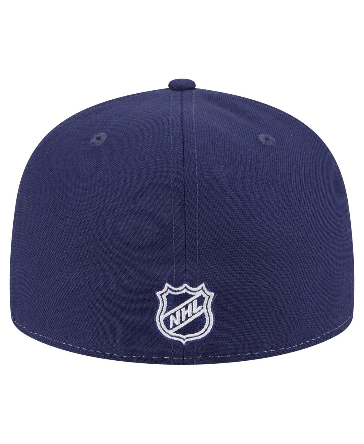 New Era Men'sâ White/blue Toronto Maple Leaf's Repeat Two-tone 59fifty Fitted Hat In Brown