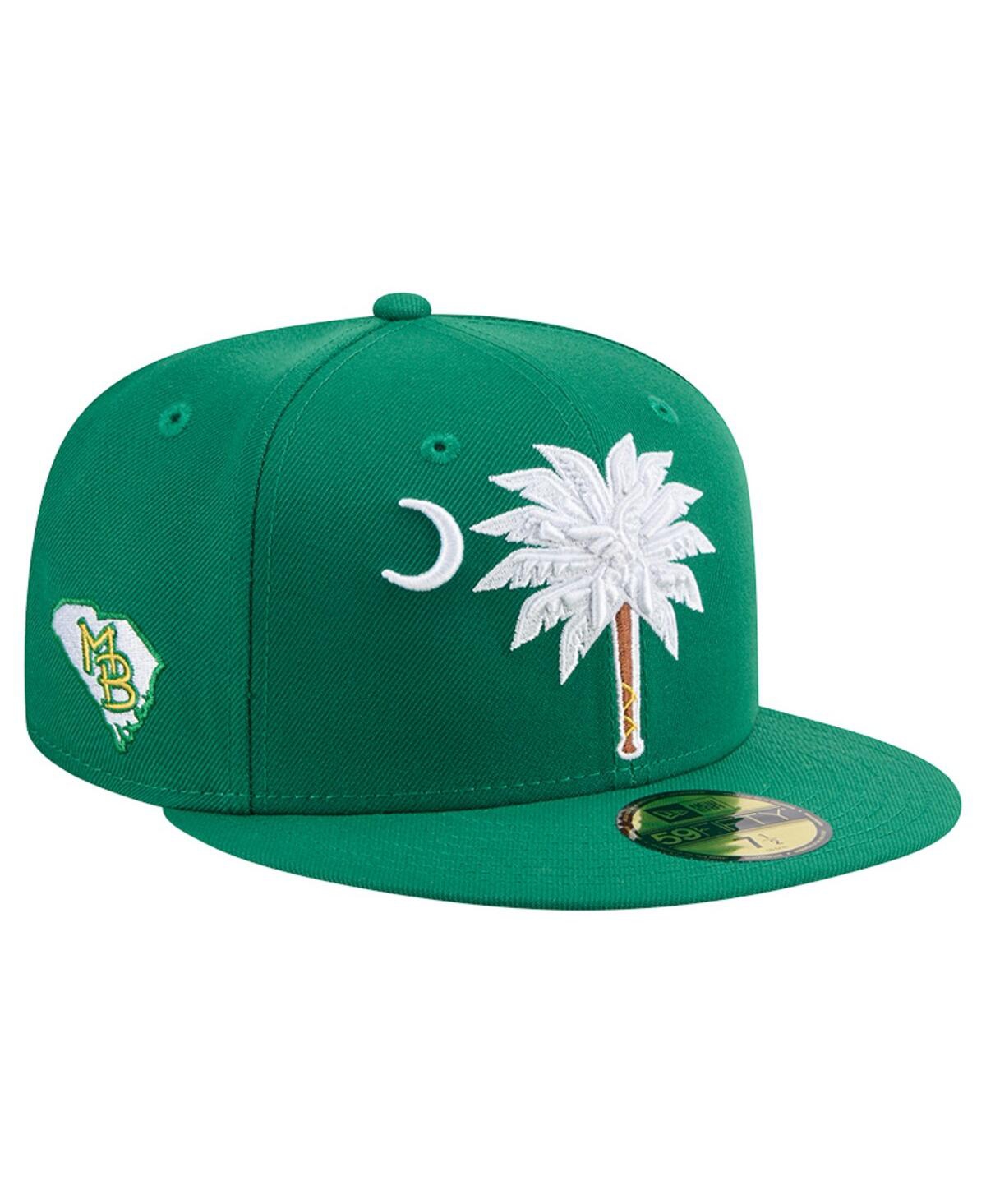 New Era Men's Green Myrtle Beach Pelicans Theme Nights 59FIFTY Fitted Hat