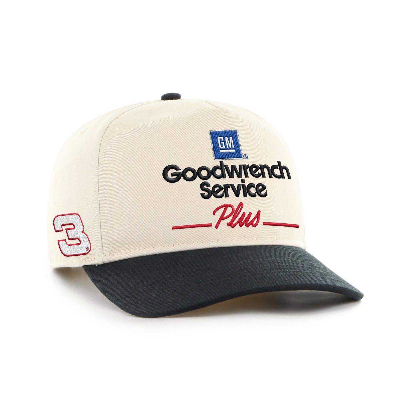 Мужская кепка '47 Brand Natural/Black Richard Childress Racing Good Wrench Service Plus Hitch Adjustable Hat — фото 1