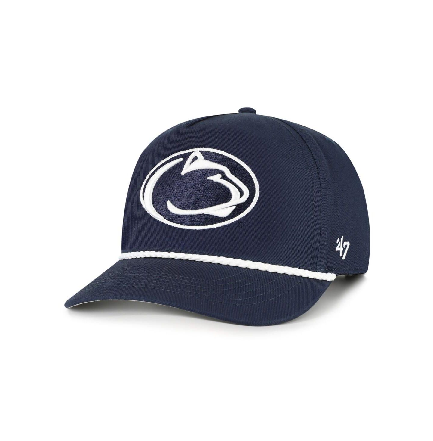 Мужская кепка '47 Brand Navy Penn State Nittany Lions Rope Hitch Adjustable Hat — фото 1