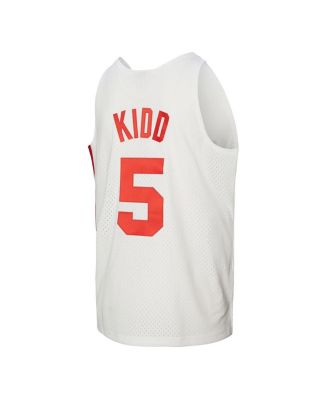 Men's Jason Kidd White New Jersey Nets 2005/06 Hardwood Classics Swingman Jersey