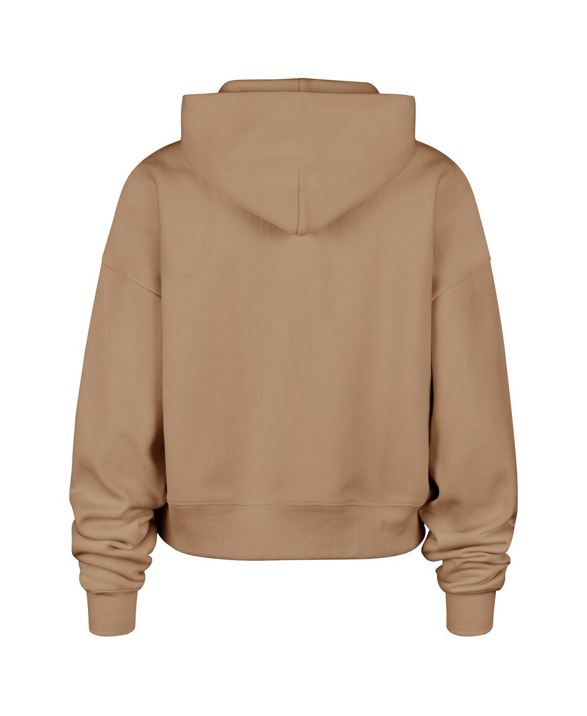 '47 Brand Women's Brown Pittsburgh Steelers Sue Foundation Portabella Hoodie Sweatshirt