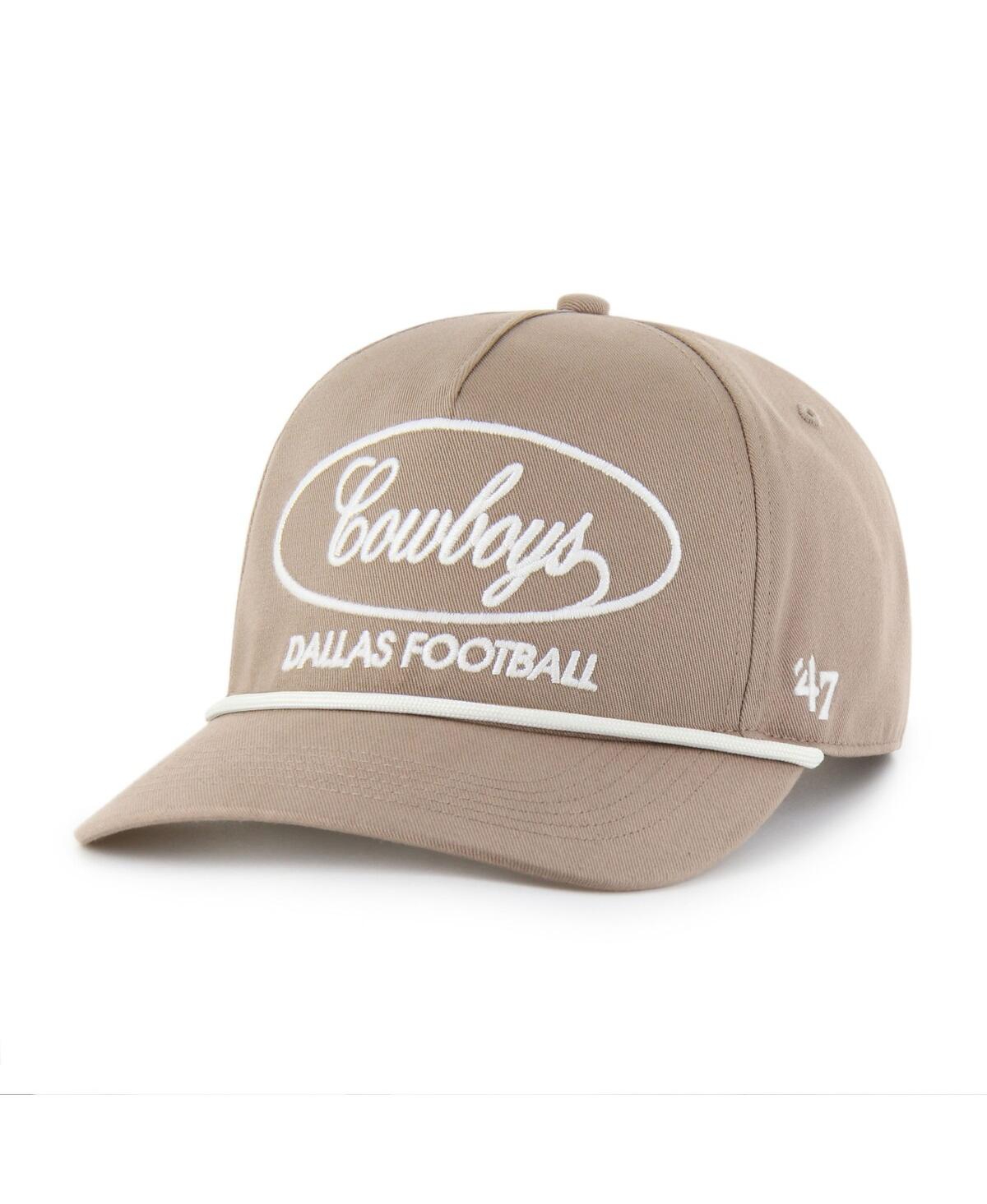 47 Brand Men's Brown Dallas Cowboys Foundational Relaxed Hitch Adjustable Hat In Brown