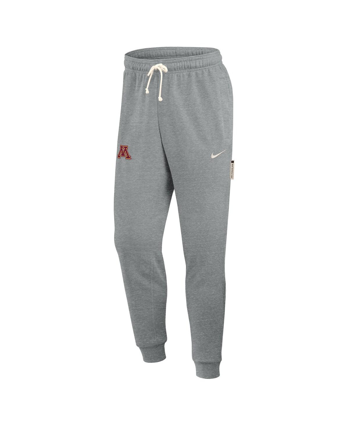 Nike Men's Heather Gray Pitt Panthers 2025 Sideline Standard Issue Dri-fit Taper Sweatpants In Gray