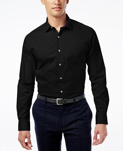 Alfani Slim Fit + Stretch Men's Dress Shirt, Only at Macy's