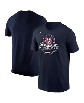 Nike - Men's Navy UConn Huskies 12-Time NCAA National Champions Women’s Basketball T-shirt