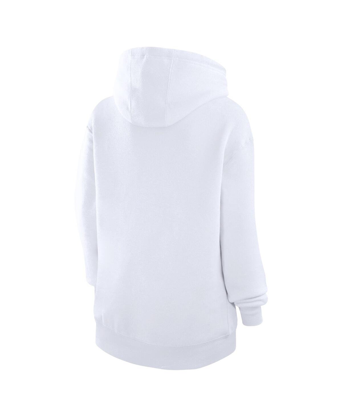 G-iii 4her By Carl Banks Women's White Green Bay Packers Filigree Logo Pullover Hoodie In White