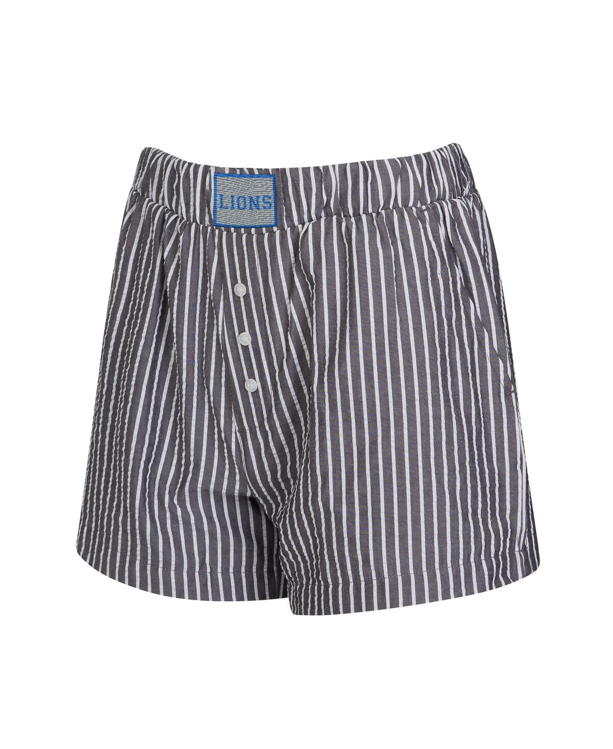 Concepts Sport Charcoal Pittsburgh Steelers Two-pack Stripes And Solids Boxer Shorts Set In Gray