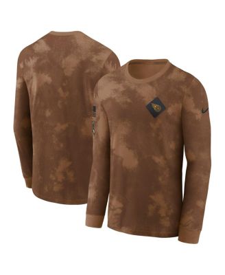 Nike - Men's Brown Tennessee Titans Salute To Service Long Sleeve T-shirt