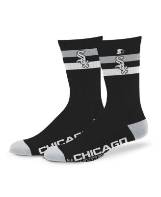 Starter - Men's and Women's Chicago White Sox Team Color Two-Stripe Crew Socks