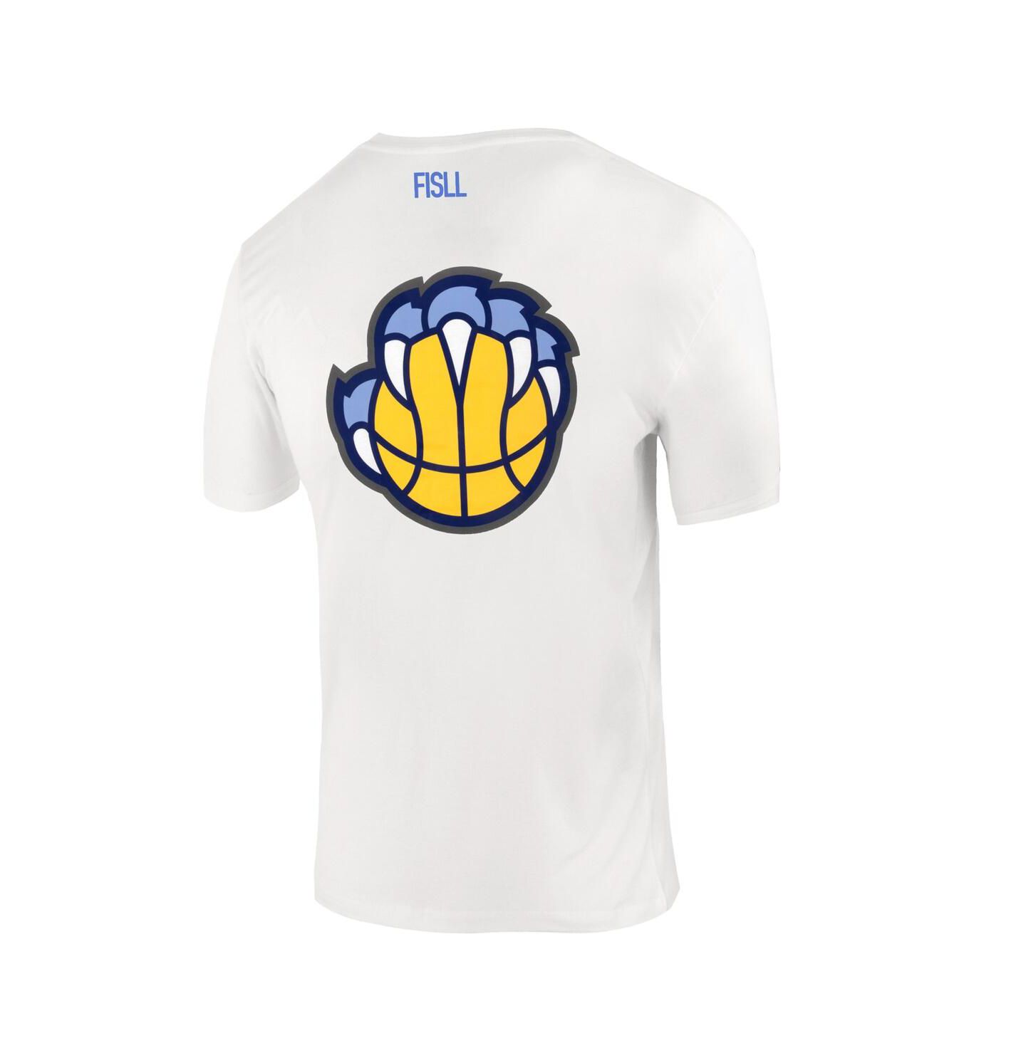 Футболка FISLL White Memphis Grizzlies Burst Logo — фото 2